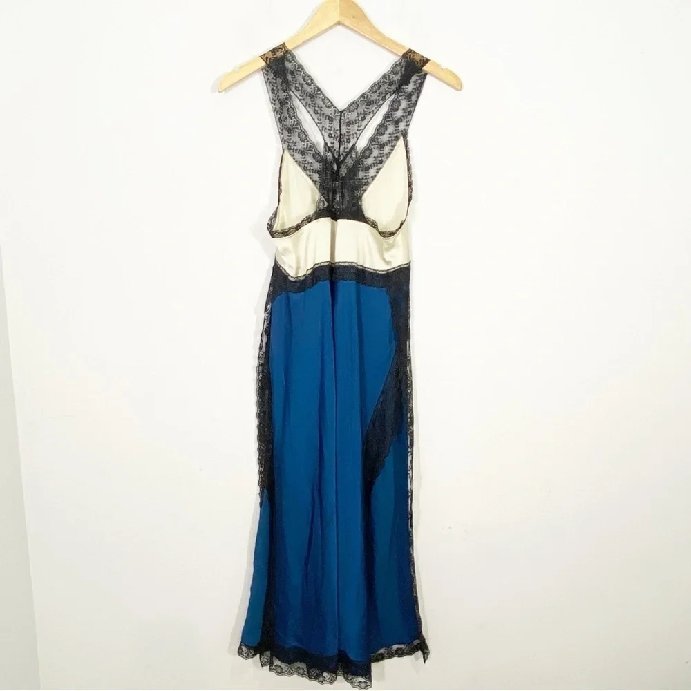 FREE PEOPLE Tri Me Midi Slip Dress